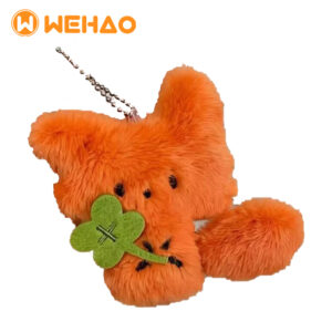 WehaoPlush Four-Leaf Clover Fox Plush Charm