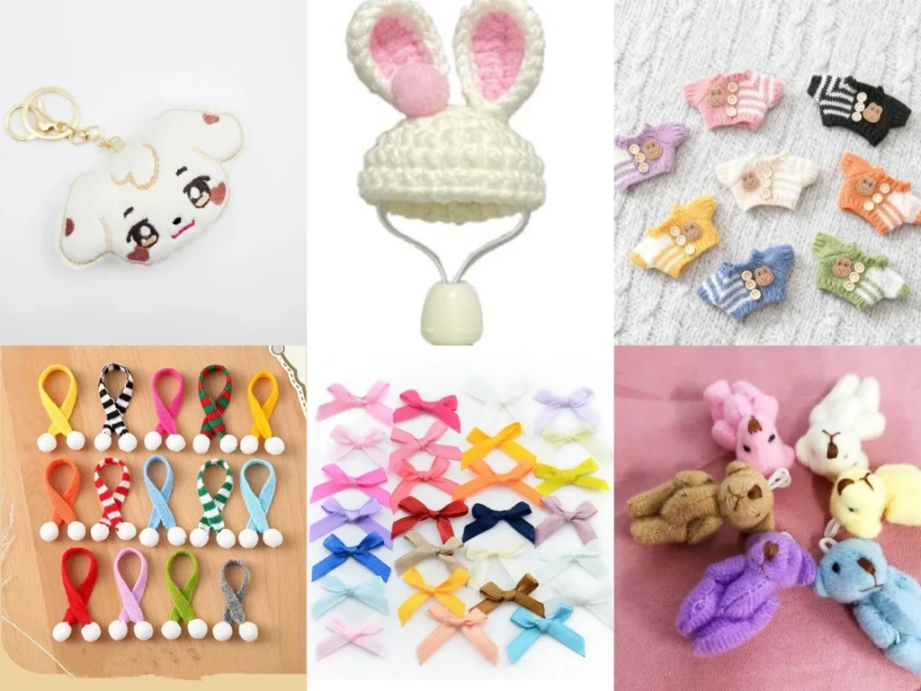 plush keychain Decorative Details
