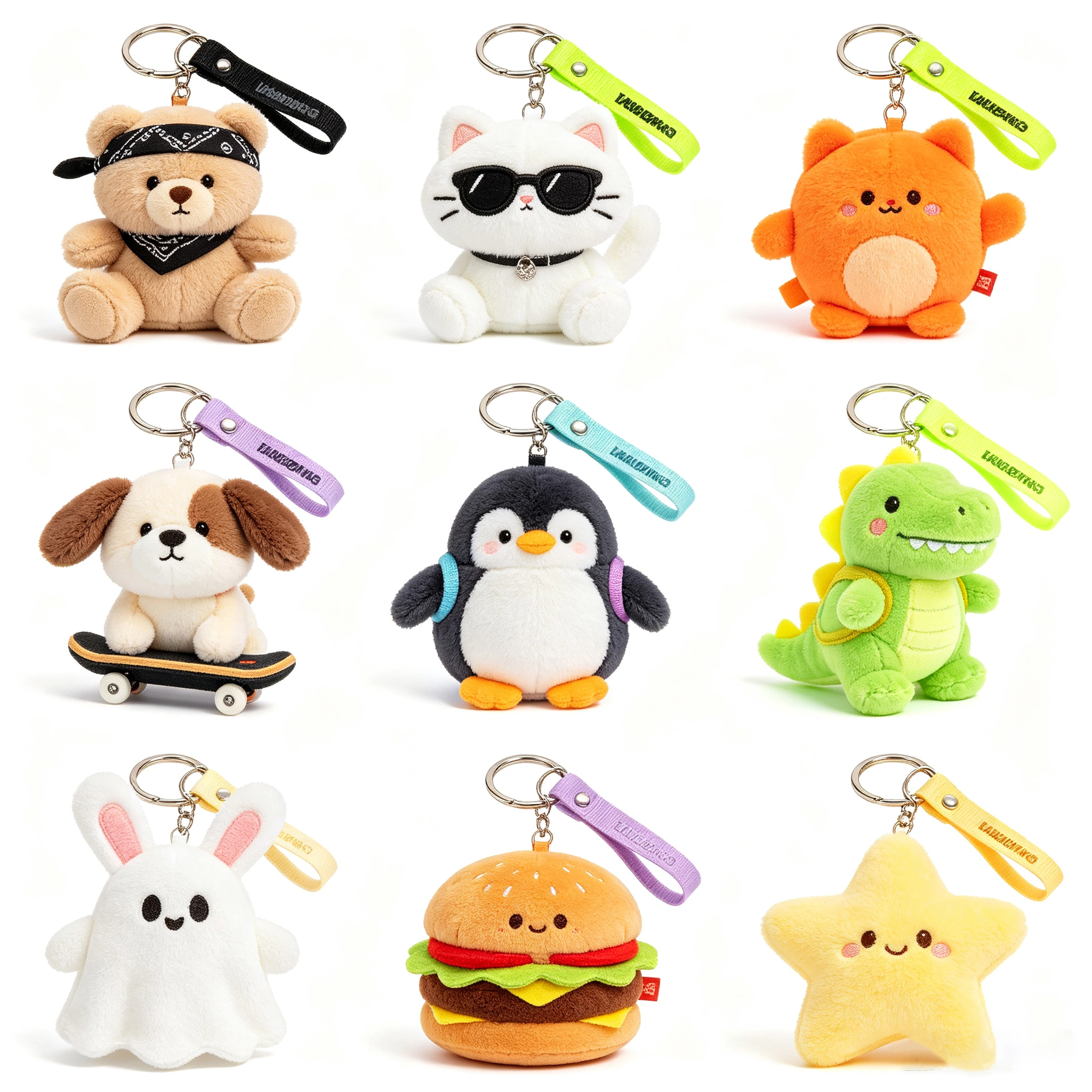plush keychain for every series