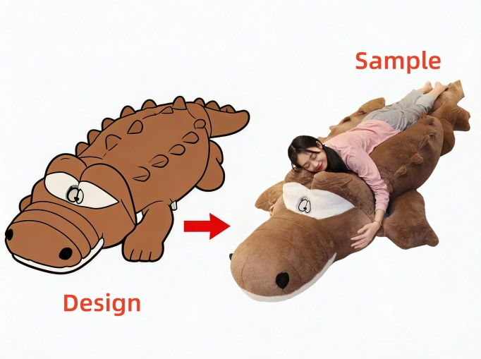 Custom Giant Plush Animal Pillows