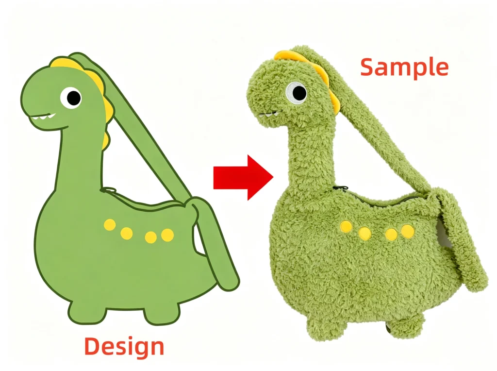 Custom Plush Animal Backpack