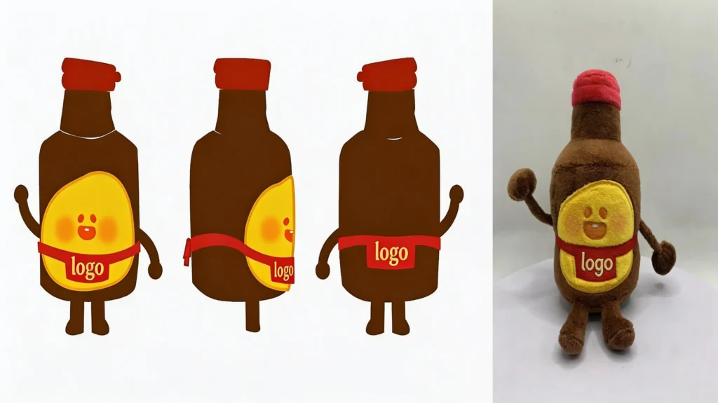 custom mascot plush toys for brands