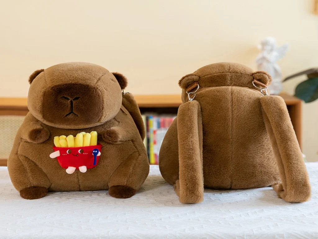 capybara plush backpack