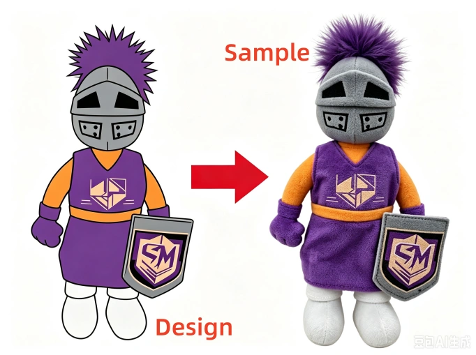 mascot character plush