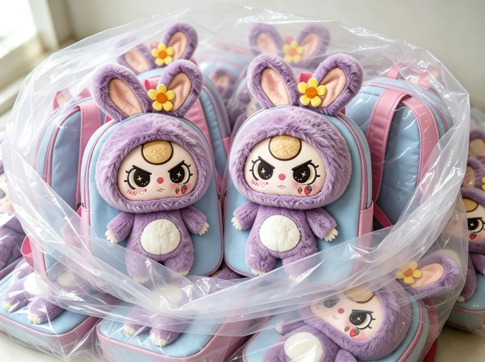mini plush backpack manufacturer