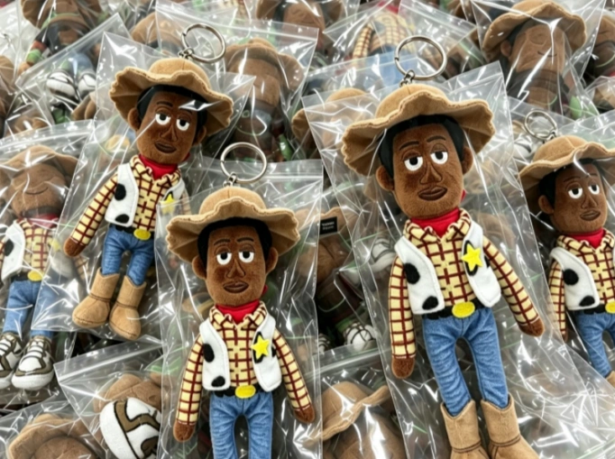character plush keychain