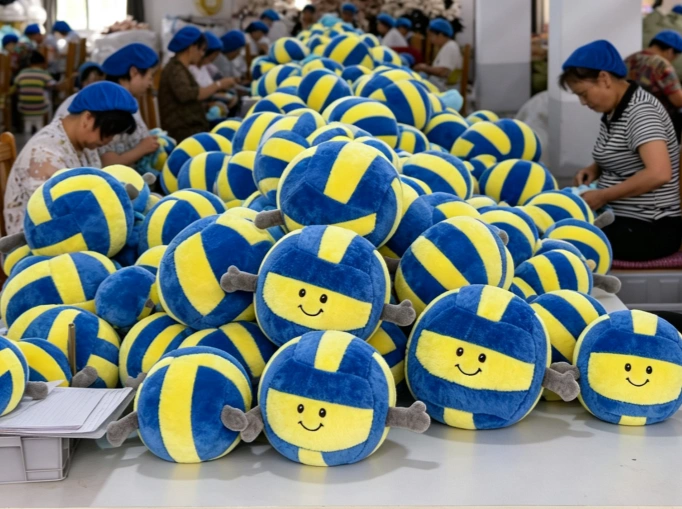 custom mascot plush for sports team